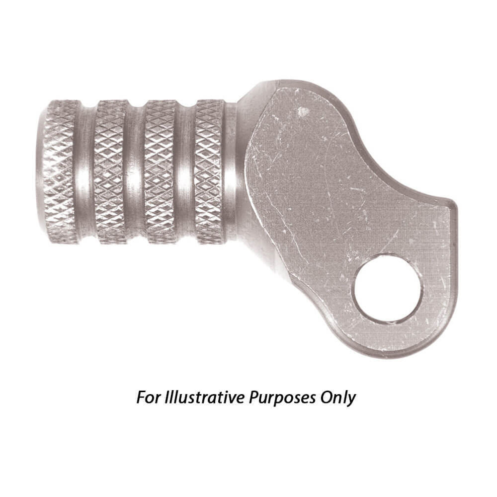 Hammerhead Silver Gear Lever Knurled Tip with Hardware (+15mm)