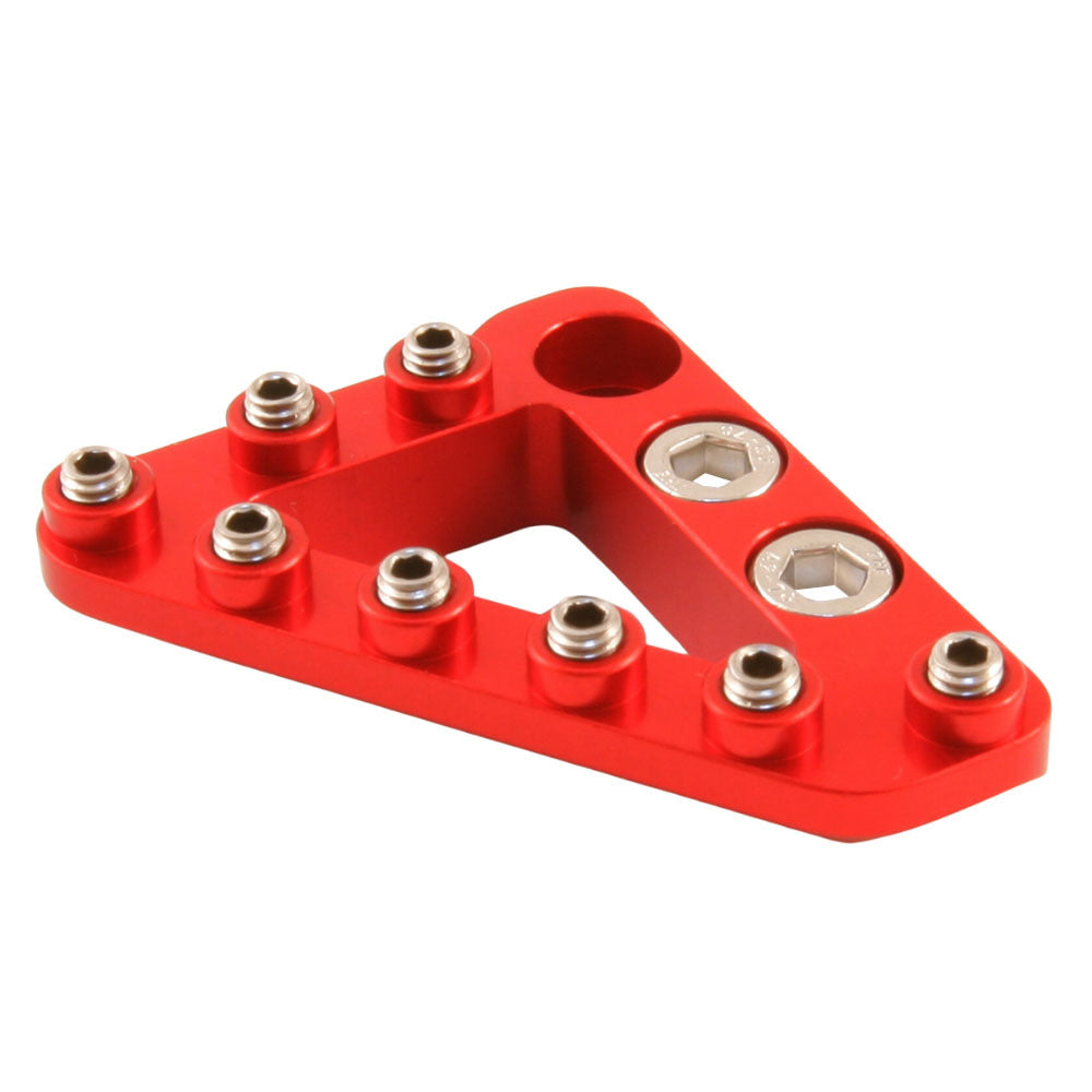 Hammerhead Red Brake Pedal Large Tip with Hardware
