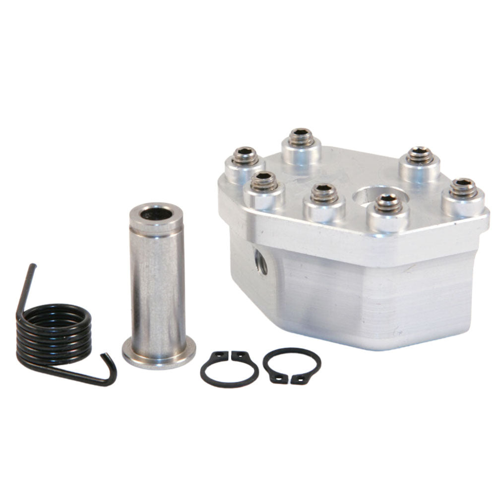 Hammerhead Silver Brake Pedal Rotating Tip with Hardware