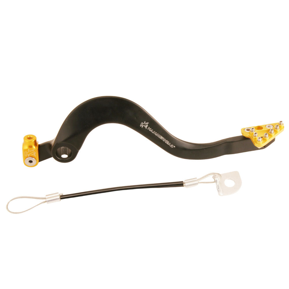 Hammerhead Suzuki Forged Alloy Gold Brake Pedals RMZ 250 2004-2006