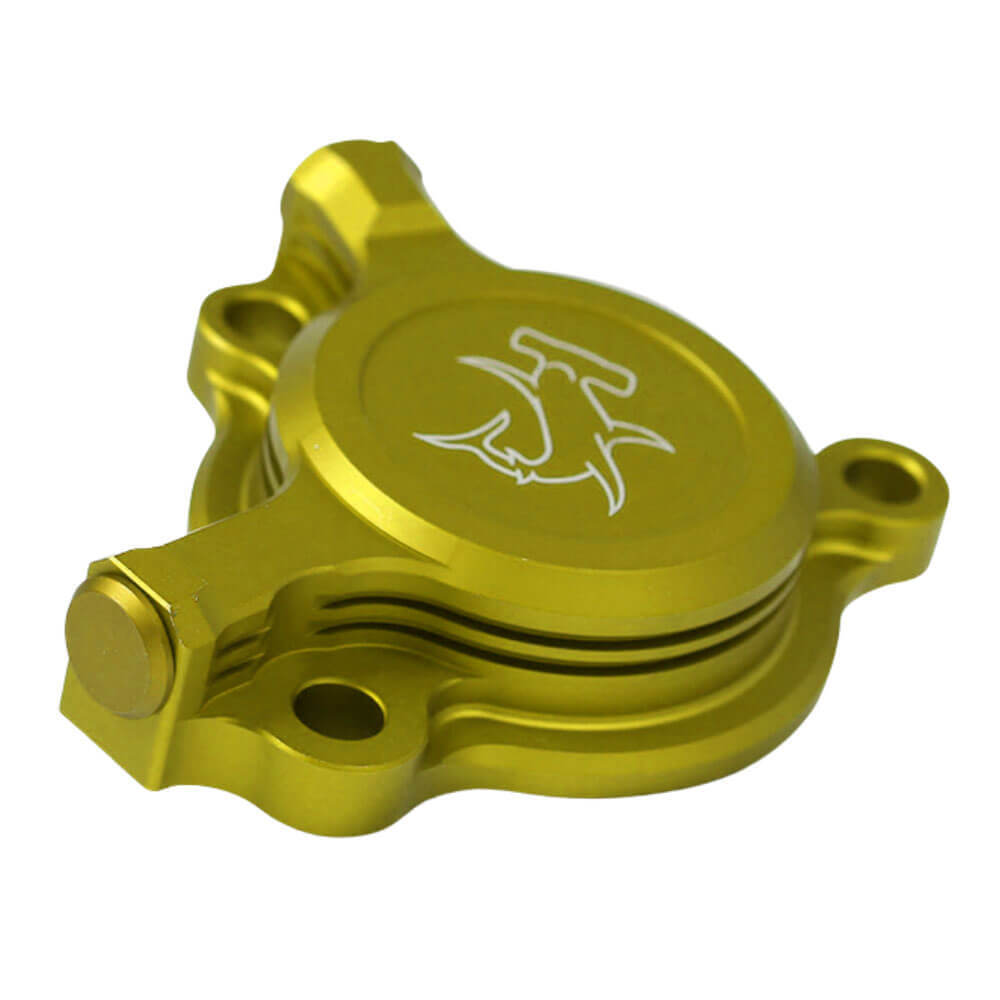 Hammerhead Yamaha Gold Oil Filter Cover YZ 250F 2003-2013