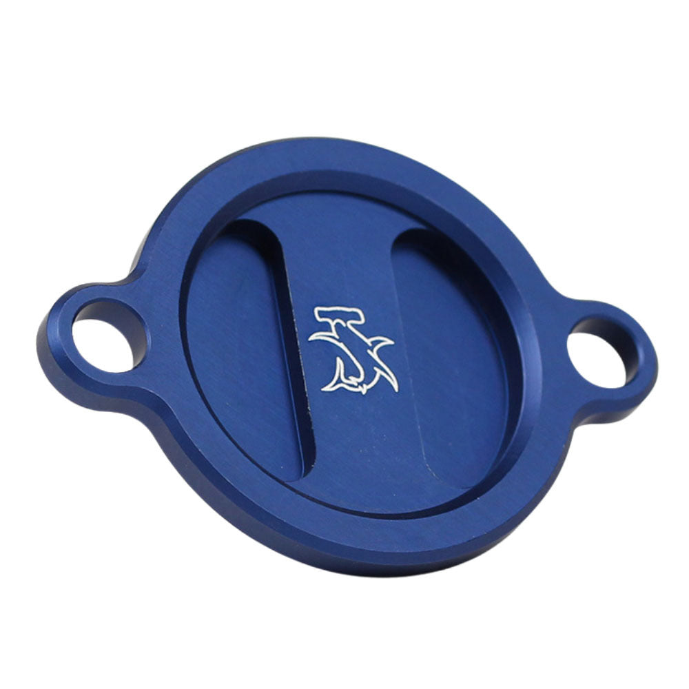 Hammerhead Husqvarna Blue Oil Filter Cover FC-FE 250-350 2014-2016