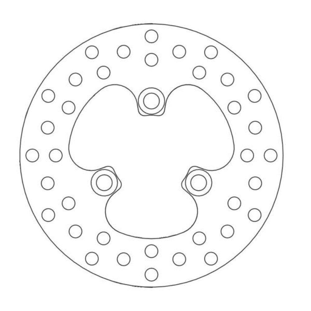 Moto-Master Honda Left Front Round Series Disc TRX 250 2014