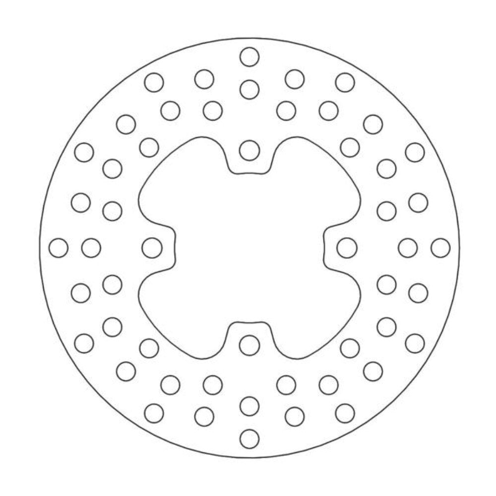 Moto-Master Polaris Left Front Round Series Disc Predator 500 2006-2008