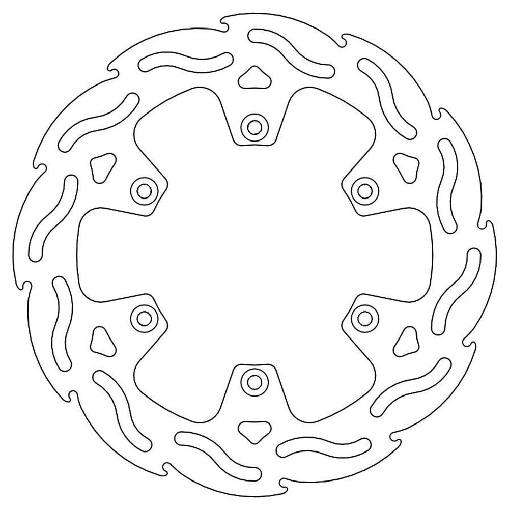 Moto-Master Kawasaki Rear Flame Series Disc (MM-110384)