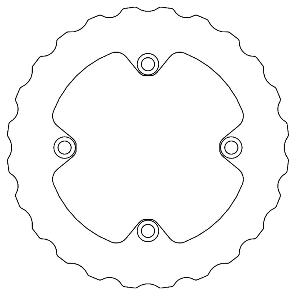 Moto-Master Sherco Rear Mud Solid Disc (MM-110730)
