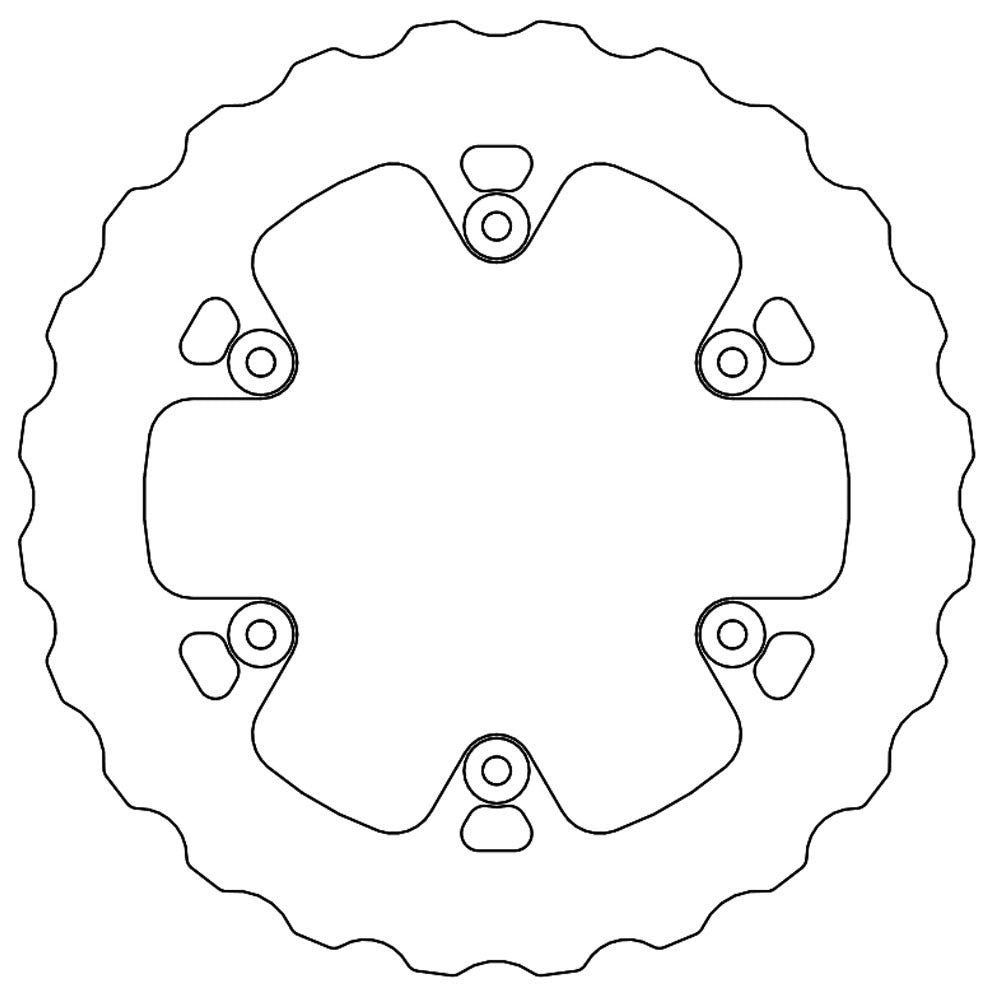 Moto-Master Gas Gas Rear Mud Solid Disc (MM-110731)
