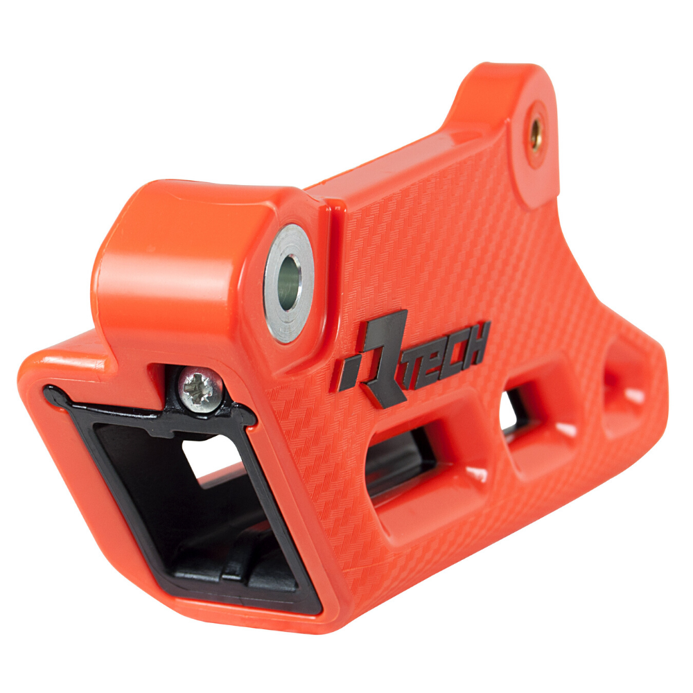 Rtech KTM Orange/Black Monoblock Worx Chain Guide 125 EXC 2014-2019