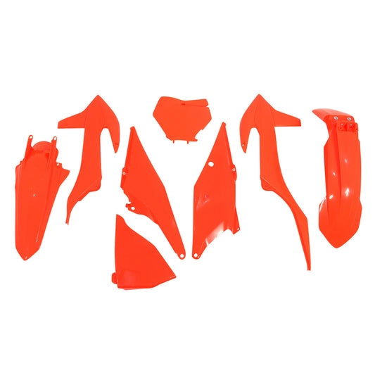Rtech KTM Neon Orange Plastic Kit 250 SX-F Troy Lee Designs 2021