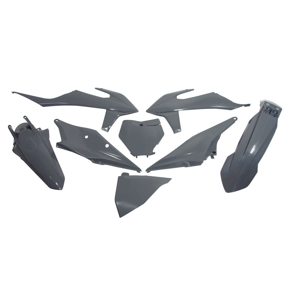 Rtech KTM Quantum Grey Limited Edition Plastic Kit 250 SX-F Troy Lee Designs 2021