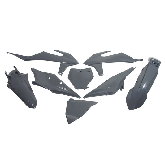 Rtech KTM Quantum Grey Limited Edition Plastic Kit 250 SX-F Troy Lee Designs 2021