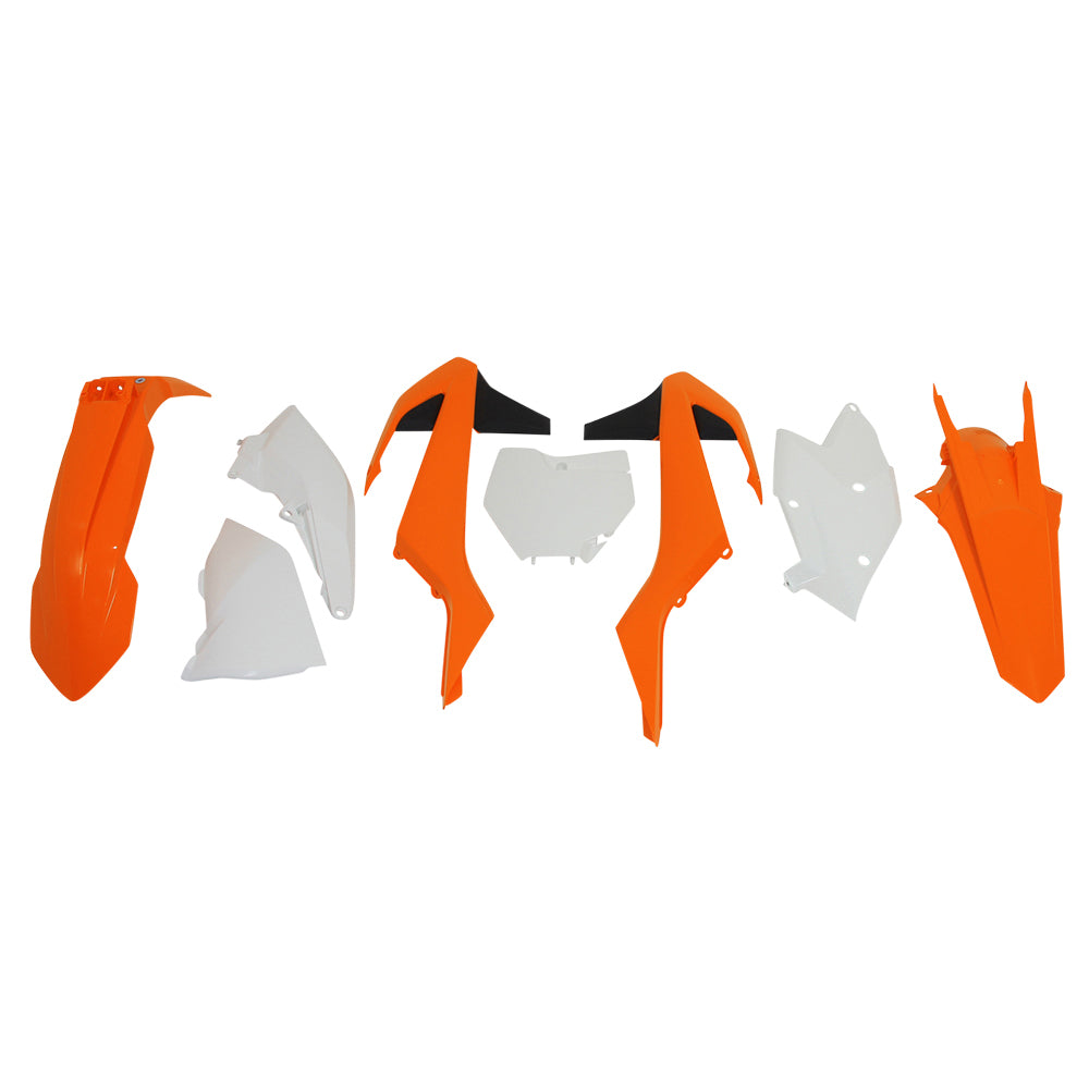 Rtech KTM Orange/White/Black (018) Plastic Kit 250 SX-F Factory Edition 2016-2017