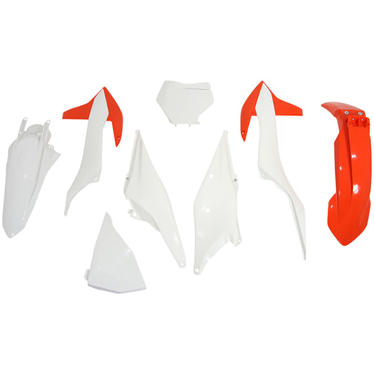 Rtech KTM Orange/White (020) Plastic Kit 250 SX-F Troy Lee Designs 2021