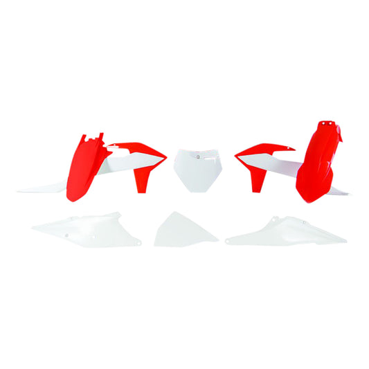 Rtech KTM Orange/White (021) Plastic Kit 250 SX-F Troy Lee Designs 2021