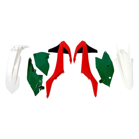 Rtech KTM Vintage Red/Green/White Plastic Kit 250 SX-F Factory Edition 2016-2017