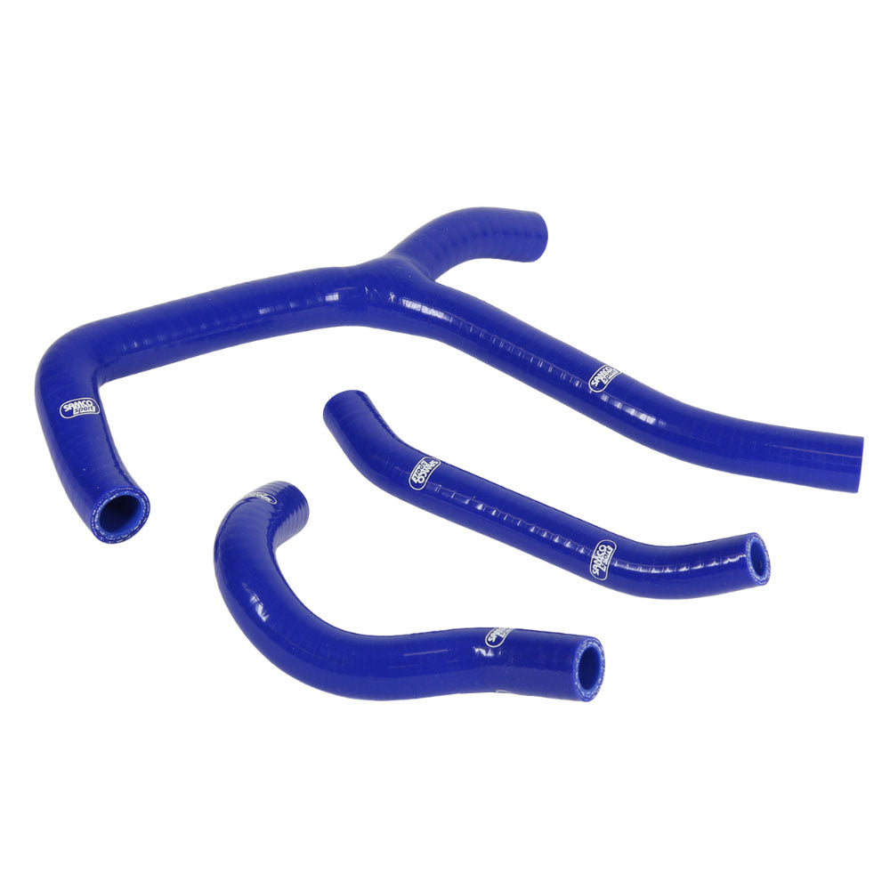 Samco Sport Honda Blue Off Road Radiator Hose Kit - CRF 250 R Y Piece Race Design 2016-2017 (HON-103)