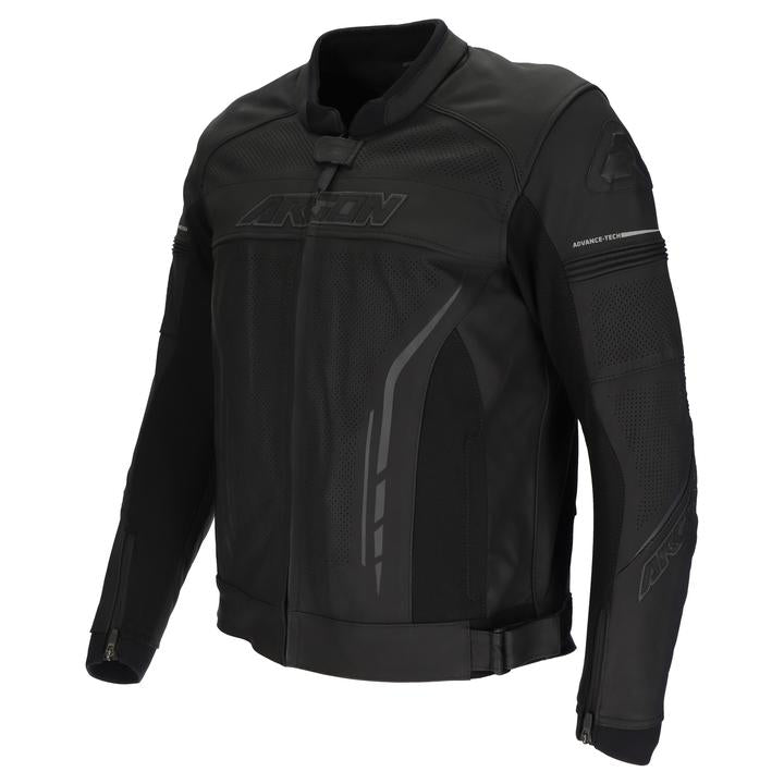 Argon Scorcher Perforated Jacket Black Grey