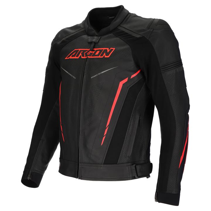 Argon Descent Perforated Jacket Black Red