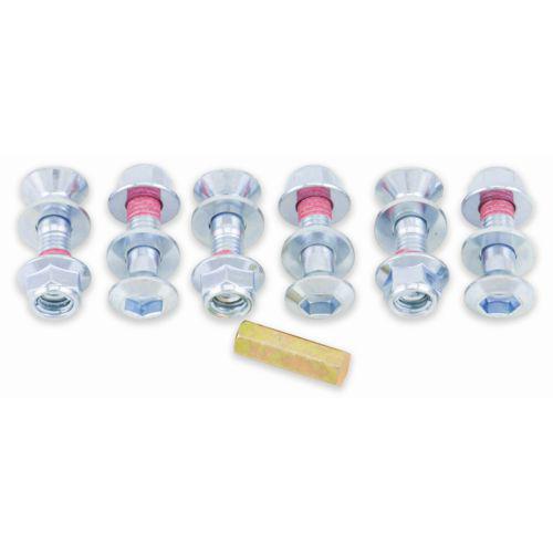 Bolt Doubled Lock Sprocket Bolt Kit Silver