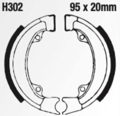 EBC H302 Brake Shoe Set