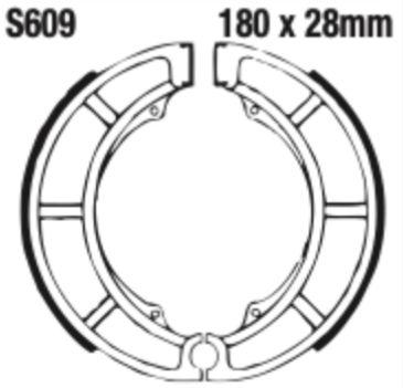 EBC S609 Brake Shoe Set