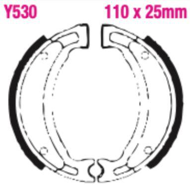 EBC Y530 Brake Shoe Set (8601024) For Mbk/Yamaha
