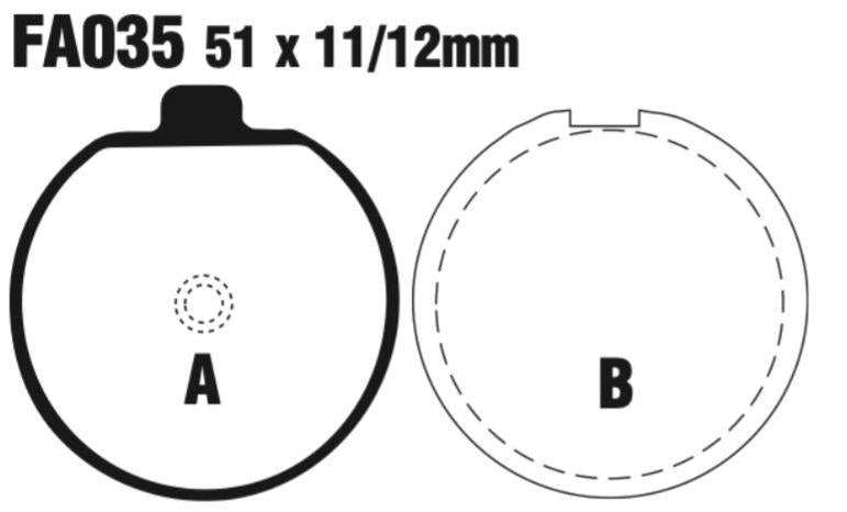 EBC Fa035 Fa Series Disc Pad Set