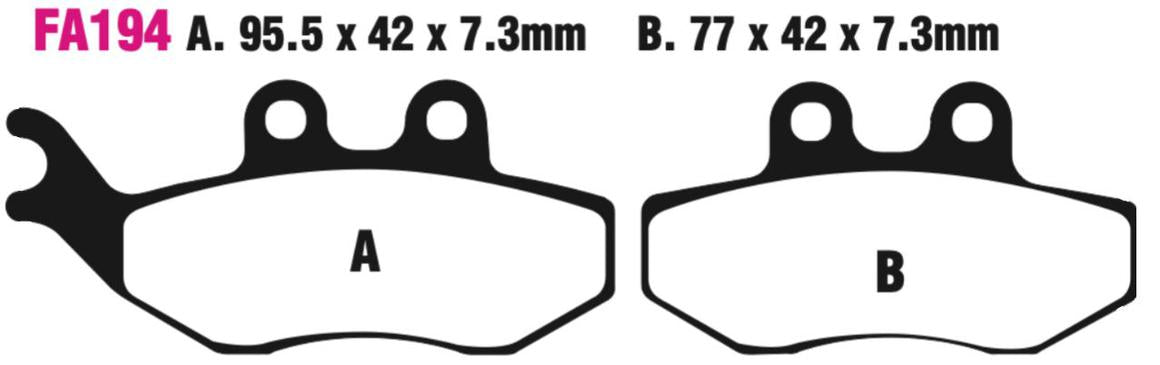 EBC Fa194 Fa Series Disc Pad Set