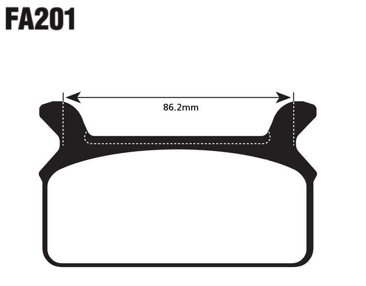 EBC Fa201 Fa Series Disc Pad Set