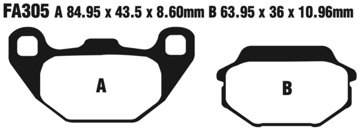 EBC Fa305 Fa Series Disc Pad Set