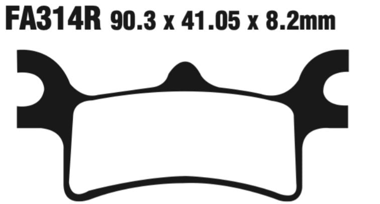 EBC Fa314R Fa Series R Disc Pad Set