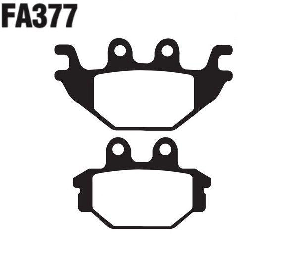 EBC Fa387V Fa Series Vee Disc Pad Set Rear (8601469) For Harley-Davidson Sportster