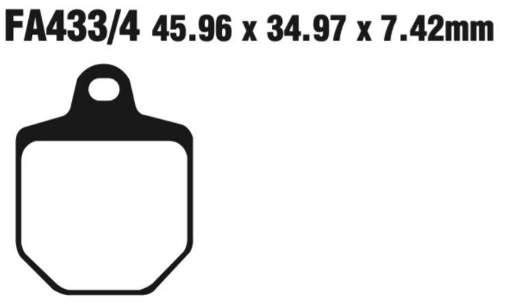 EBC Fa433/4Hh Double-H Sintered Disc Pad Set