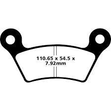 EBC Fa473V Fa Series Vee Disc Pad Set Rear (8601548) For Can-Am Spyder