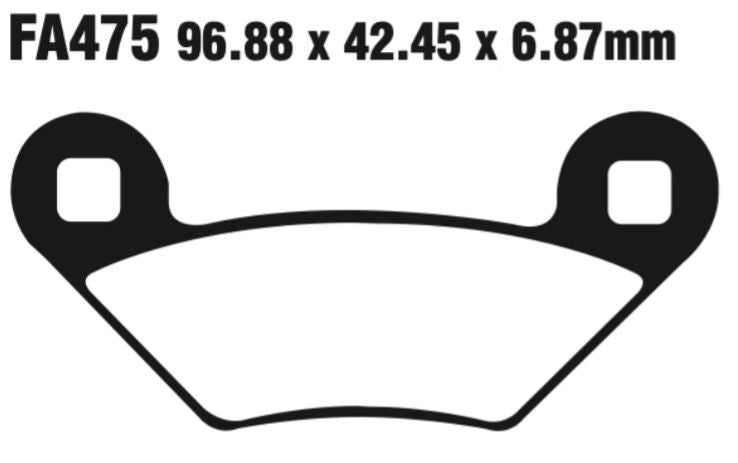 EBC Fa475R Fa Series R Disc Pad Set