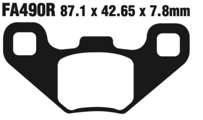 EBC Fa490R Fa Series R Disc Pad Set