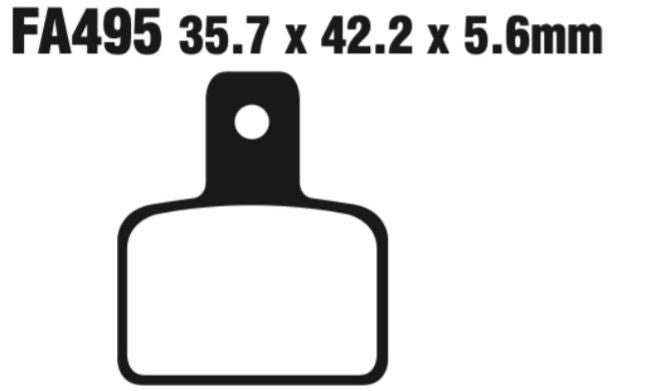 EBC Fa495 Fa Series Disc Pad Set