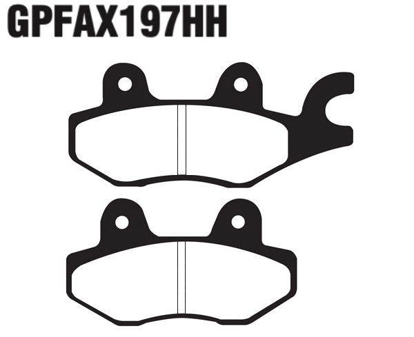 EBC Gpfax197Hh Gpfax Sintered (Race Only) Disc Pad Set Front (8601630) For Dae/Hon/Kaw/Kym/Leo