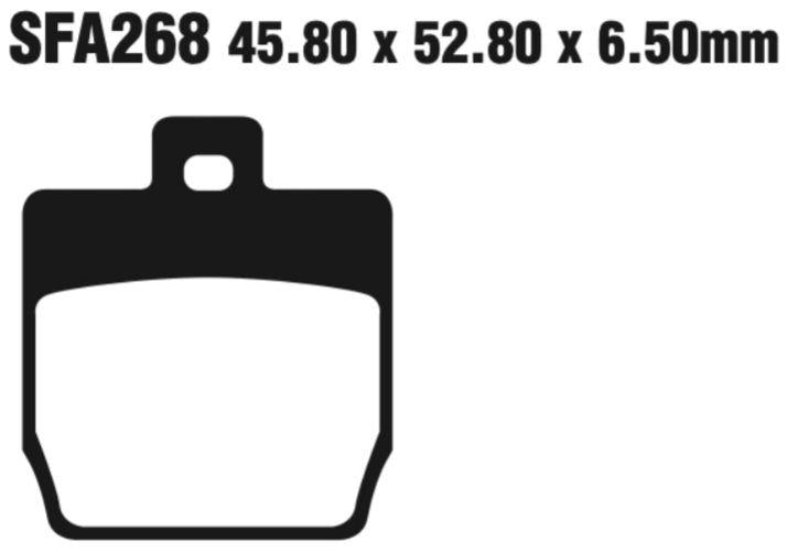 EBC Sfa268 Scooter Disc Pad Set