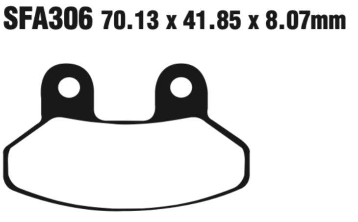 EBC Sfa306 Scooter Disc Pad Set