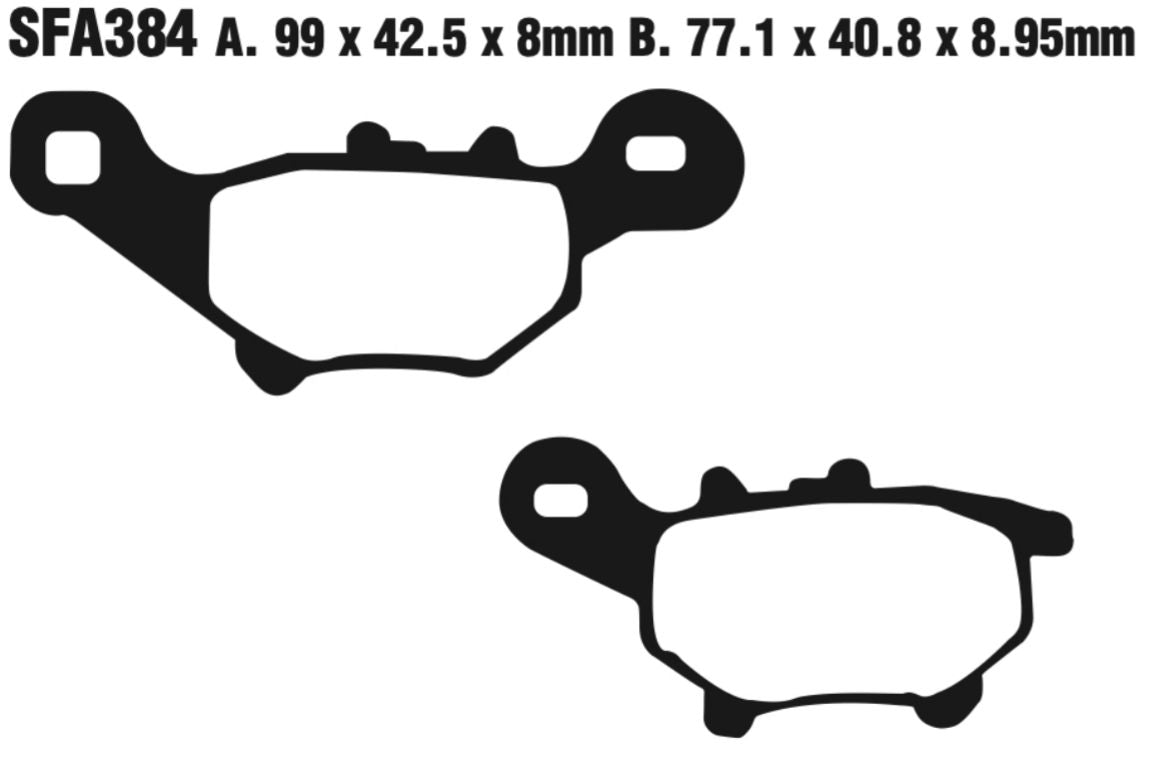 EBC Sfa384 Scooter Disc Pad Set