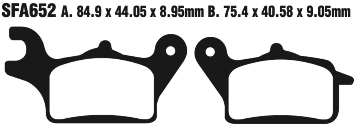 EBC Sfa652 Scooter Disc Pad Set