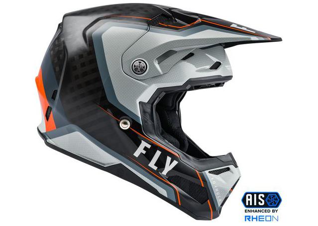 FLY FORMULA CARBON HELMET AXON BLK GRY ORG