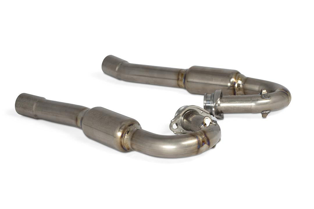 FMF Exhaust Honda CRF250R'20-21 Dual Titanium P-Bomb Hdrs 41588