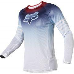 Fox MX22 Airline Reepz Jersey White Blue Red