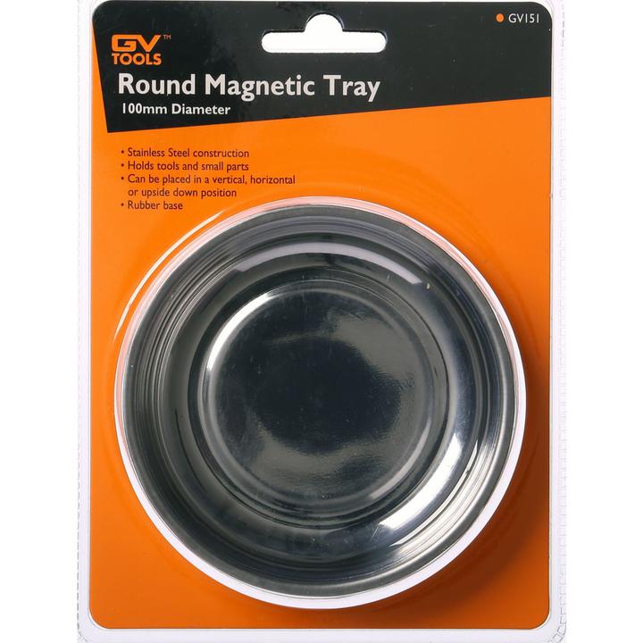 GV Tools Round Magnetic Tray 100Mm