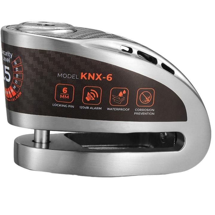 Kovix Alarmed Disc Lock Silver