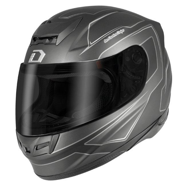 Dririder D-Sport Helmet Symmetry Matt Black Pc-5F