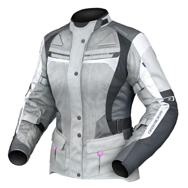 Dririder Apex 4 Airflow Jacket Grey/White/Black Ladies