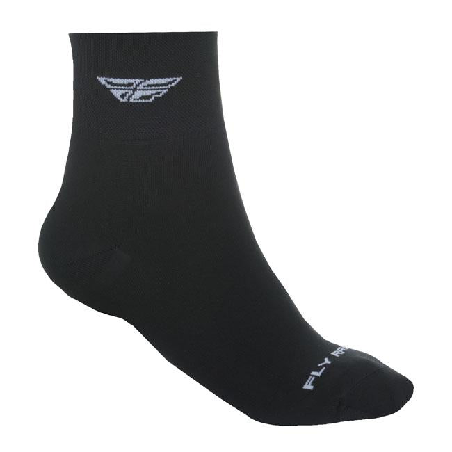 Fly Socks Shorty Black / White